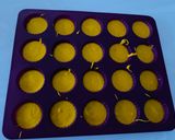 A picture of step 4 of Turmeric and saffron chocolate.
