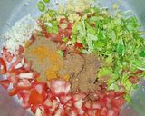 A picture of step 7 of Indian Style Okra Curry.