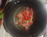 A picture of step 3 of Dal palak (In pressure cooker).