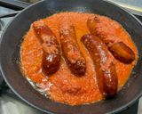 Une image de l'étape 8 de Diots à la tomate, ail et persil.