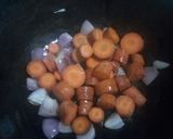 A picture of step 2 of Carrot soup.