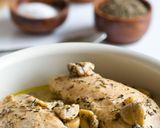 Foto del paso 6 de la receta Solomillos de pavo con salsa de ajo, champiñones y tomillo