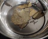 A picture of step 4 of Kathal biryani with pudina dhania chhachh.