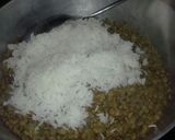 A picture of step 4 of Mujaddara (Lebanese Rice and Lentils).