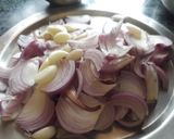 A picture of step 2 of Chicken Korma.