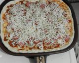 Foto langkah ke 5 dari resep Pizza praktis pake teflon/happycall.
