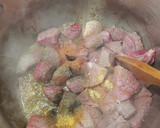 Foto del paso 7 de la receta: Garbanzos lechoso con tapa de ternera y ras el hanout