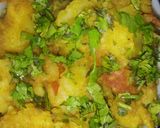 आलू टमाटर की सूखी सब्जी (aloo tamatar ki sukhi sabzi recipe in Hindi) रेसिपी चरण 3 फोटो