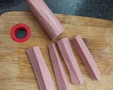 A picture of step 1 of Dilly Dog Open-faced Ciabattas.