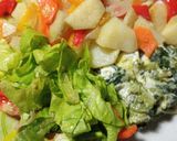 Foto del paso 4 de la receta: Tortilla de brócoli y acelga sin harinas