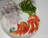 A picture of step 1 of Onion capcicum tomato pizza.