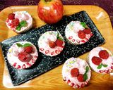 A picture of step 3 of Strawberry filled jam cupcakes 🧁🍓.