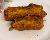 A picture of step 18 of Eggless Pumpkin Oats & Jaggery Cake – Kid-Friendly, Wholesome & Guilt-Free Treat.