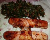 Foto del paso 1 de la receta: Salchichas envueltas en Panceta