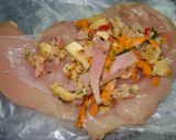 Foto del paso 3 de la receta: Arrollado de pollo con pechuga