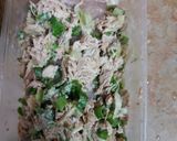 A picture of step 5 of Shawarma bread sandwich.