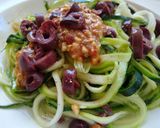 A picture of step 4 of [3-Ingredient 5-Minute Lunch] Zucchini Noodles.