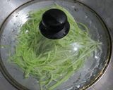 A picture of step 2 of Lauki sweet-Hariyala lachha (bottlegourd sweet).