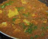 A picture of step 5 of Kadhai paneer in dhaba style.