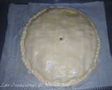 Foto del paso 4 de la receta: Empanada de hojaldre con berenjena y bacon