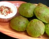 पालक की पूरी (Palak ki puri recipe in Hindi) रेसिपी चरण 3 फोटो
