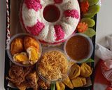 Foto langkah ke 14 dari resep Tumpeng Nasi Uduk Ceria.