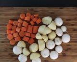 A picture of step 1 of Beef Stew.