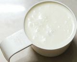 A picture of step 4 of Thotakura buttermilk gravy.