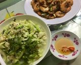 Hình bước làm 3 của món Bầu xào trứng
