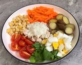 Foto langkah ke 3 dari resep Salad Sayur w/ Garlic Sauce.