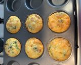 A picture of step 8 of Oven Baked Omelette Muffins - Pancetta, Leek and Broccoli.