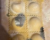 A picture of step 3 of Spotted Ravioli Filled with Salmon Cream and Shrimp Sauce.