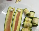 Cukkini tekercsek paradicsomszósszal recept fázis 2 fotója
