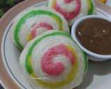 Foto langkah ke 13 dari resep (Sourdough Discard) Rainbow Mantau.