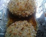 A picture of step 10 of Stuffed Portobello Mushrooms With oven roasted tomatoes.