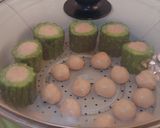Foto langkah ke 3 dari resep Siu Mai Pare & Bakwan Kukus (Siu mai gluten free).
