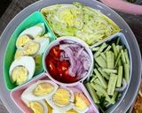 Gambar langkah 8 resipi Laksa.