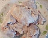 A picture of step 1 of Chicken and dumpling casserole.