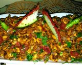 A picture of step 2 of Chatpata Chana jor garam.