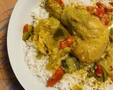 Une image de l'étape 6 de Poulet Curry Coco.