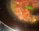 A picture of step 3 of Tamatar ki chutney.