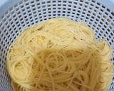 Foto langkah ke 1 dari resep Spaghetti Aglio Olio Beef.