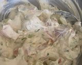 Une image de l'étape 4 de Cheesecake saumon avocat concombre.