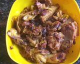A picture of step 4 of Kathal ki sabzi (jack fruit veg).