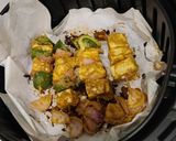 A picture of step 2 of Paneer Tikka in Air Fryer.
