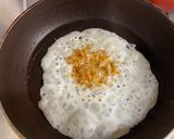 A picture of step 2 of Japanese Hiroshima Okonomiyaki Pancake.