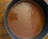 A picture of step 1 of Dr Pepper brownies.