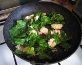 A picture of step 7 of Vickys Stir-Fried Fish with Spring Greens, GF DF EF SF NF.