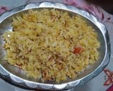 A picture of step 3 of Frie rice.