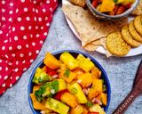 A picture of step 3 of Mango Pineapple Salsa.